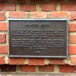 Halcyon House, in the heart of the Georgetown, is full of rich history. Its beautiful gardens were created by Pierre L'Enfant, the designer of downtown Washington, DC. The home was at the center of Washington's social life throughout the 18th & 19th centuries and was even once owned by Mark Twain's nephew!